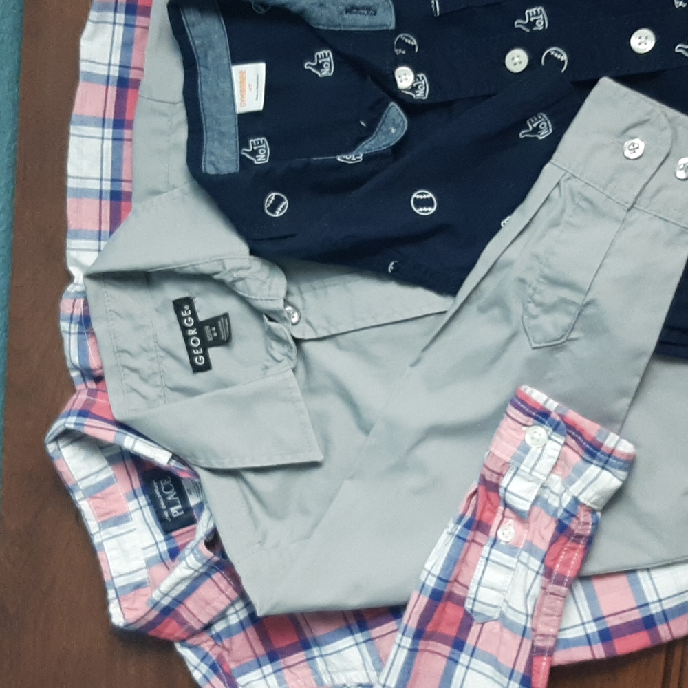 3, 4T Button Up Shirts